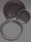 Vtg WEAR EVER Aluminum PIE PANS #279,  N5844, #284 Lot of 3 pans