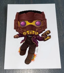 Funko Sticker Aufkleber - Marvel What If...?: T'Challa Starlord - Collector Corps - Bild 1 von 1