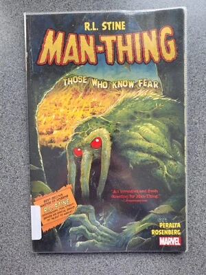 Marvel R. L. Stine Man-Thing ex-library Paperback Graphic Novel - Image 1 of 2