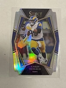 2021 Panini Select Premier Level Silver Prizm Die-Cut Aaron Donald #120 Rams - Picture 1 of 2