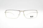 Tim Dilsen TD-3776 56[]15 135 Silber oval Brille Brillengestell eyeglasses Neu