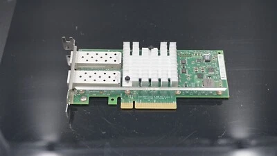 942V6 DELL 0942V6 X520-DA2 2-PORT 10GB NETWORK ADAPTER LOW PROFILE XYT17 0P2C5 - Image 1 of 3