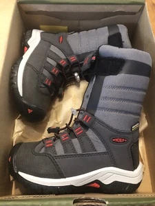 KEEN Winterport Neo Toddler Boy Waterproof Insulated Snow Boots Gray Size 8 - Picture 1 of 3