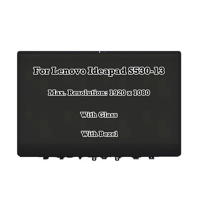 5D10S39634 FHD LED LCD Screen Display Glass Assembly for Lenovo Ideapad S530-13 - Image 1 of 4
