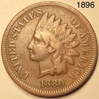 1880 Indian Head Penny Cent