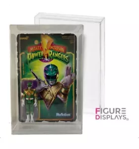 Figura de reacción Super7 Power Rangers caja de exhibición de acrílico 3,75 pulgadas - Imagen 1 de 4