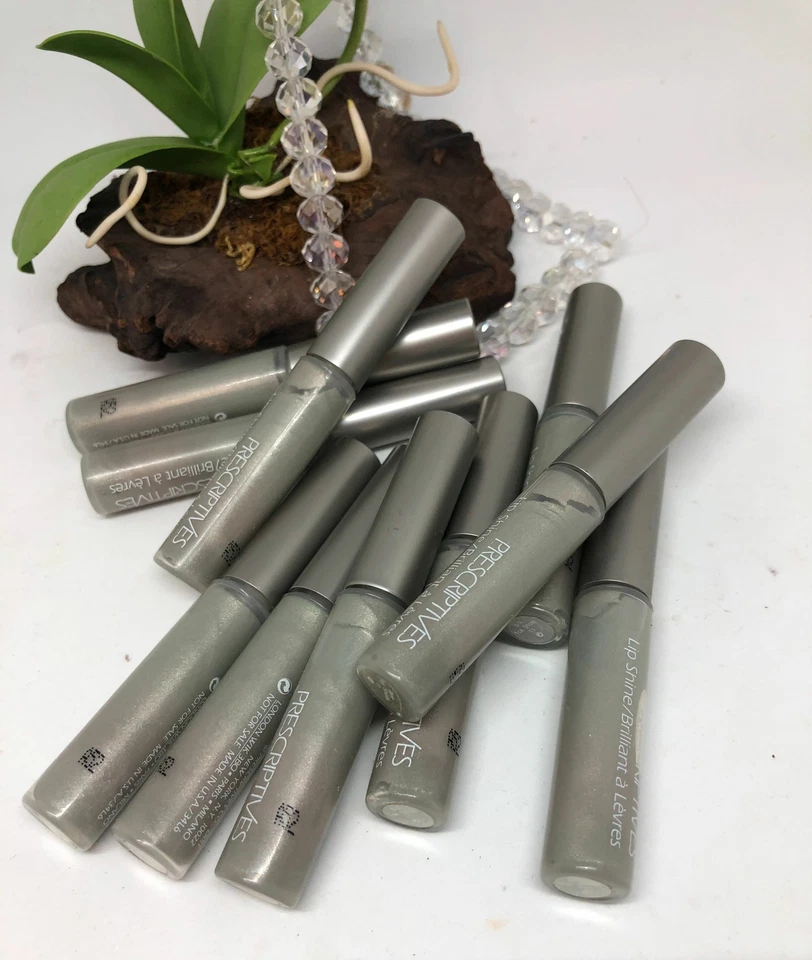 10x Prescriptives Lip Shine Lip Gloss - TB/R 11 Toe Shoes (Silver Grey) - New - Image 1 of 4