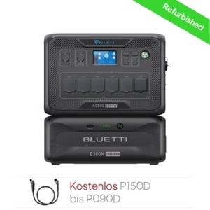 BLUETTI AC500 B300K Powerstation 3000W 2764Wh LFP Stromspeicher Solargenerator - Bild 1 von 20