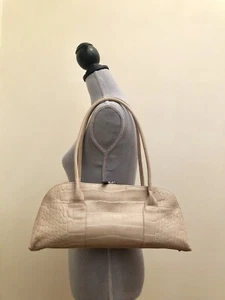 FURLA LEATHER BAG Croc Embossed NWT NEWLY REDUCED PRICE!!! - Picture 1 of 12