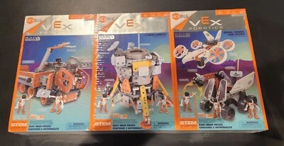 NEW HEXBUG 3 Pack Bundle kit Aerial Drone & Rover, Mobile Lab, Lunar Lander NIB - Image 1 of 4