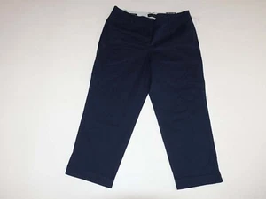 Talbots Women's Perfect Crop Pants Size 8 Petite NWT Navy Blue Classic Rise 8P - Picture 1 of 8