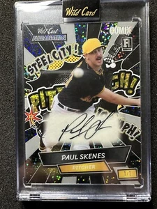 2024 Wild Card Alumination Paul Skenes Comix 1/1 Steel City Pittsburgh Auto - Picture 1 of 2