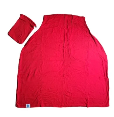 Multi-functional Stretchy Baby Car Seat / Nursing Cover & carry bag - Red (1) - Image 1 of 4