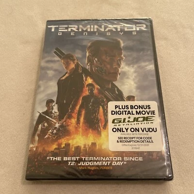 TERMINATOR GENISYS DVD 2015 ARNOLD SCHWARZENEGGER CLARK BRAND NEW FREE SHIPPING - Image 1 of 3