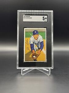 1952 Bowman Joe Collins #181 SGC 5 EX New York Yankees