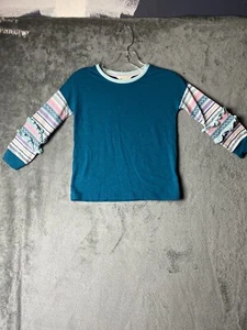 Matilda Jane Size 6 Wild About Life Sweatshirt Wonderment Blue Holiday - Picture 1 of 11
