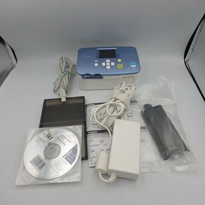 Canon Selphy CP760 Compact Photo Printer - Special Edition BLUE!! - Image 1 of 4