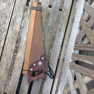 Vintage Rare Stanley Saw 20” Blade Fabulous Patina From My Dads Workshop - Picture 1 of 8