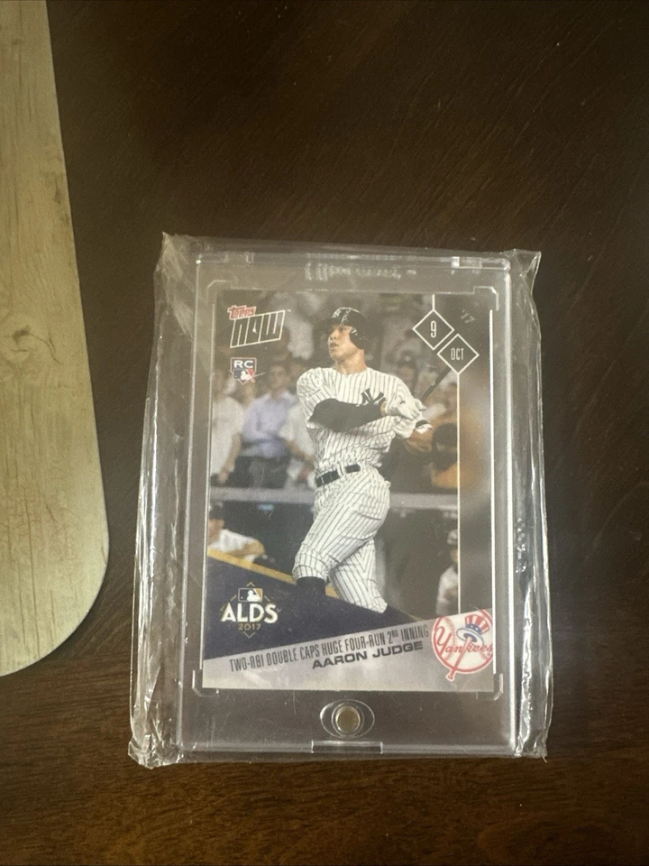 2017 TOPPS NOW #740 AARON JUDGE NEW YORK YANKEES ROOKIE GAME 4 ALDS 10/9/17 - Image 1 of 1