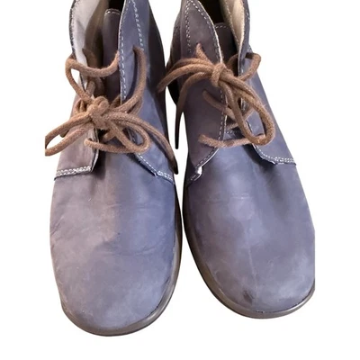 Botines Jambu Rossella para mujer talla 7M azul cuero textil con cordones Foto 1 de 4