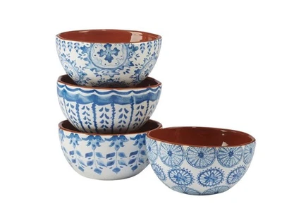 Сертифицированный международный набор Porto (4) миски для мороженого 6 дюймов x 3 дюйма керамика - Изображение 1 из 4