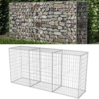 Gabionenkorb Stahl Gabione Steingabione Steinkorb Wand Drahtkorb Mauer Sichtschu - Bild 1 von 4