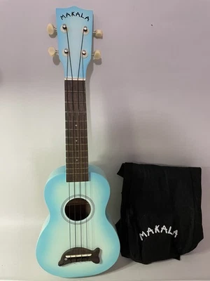 Makala Soprano Dolphin Series Ukulele, Light Blue Burst - New with Pouch - Image 1 of 4