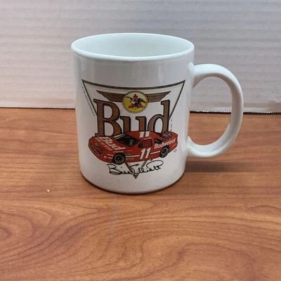 Vintage 1992 Budweiser Bud Nascar Racing Bill Elliott #11 Coffee Cup Mug Hunter - Image 1 of 3