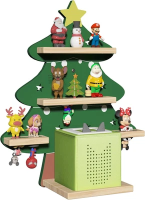 Green Tree Tonies Shelf Wall Mounted - Tonies Wall Shelf for Toniebox, Charging  - Image 1 of 4