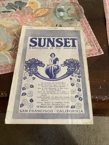 Sunset Magazine, Vol IX, #2, June, 1902, Southern Pacific Co, G - Bild 1 von 15