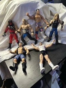 Vintage WWE WWF Jakks Wrestling Action Figures 6 Rare Excellent Condition - Picture 1 of 6