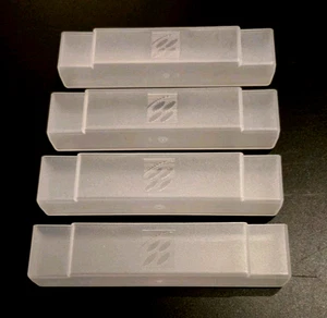 Lotto (4) Copripolvere Cartuccia Gioco Autentico OEM Ufficiale Super Nintendo SNES - Foto 1 di 1
