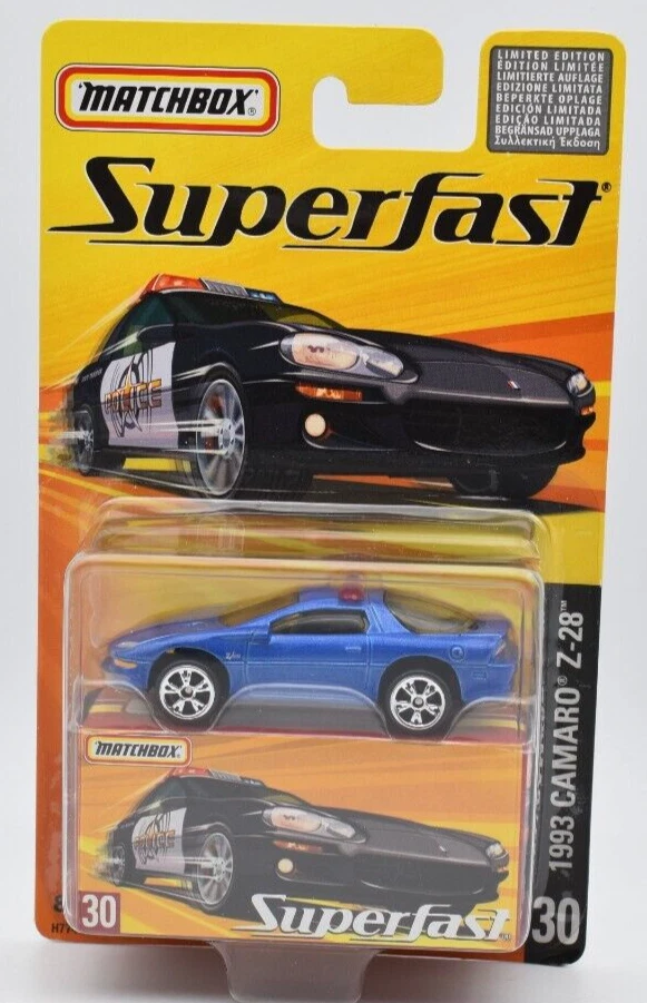 Matchbox New Superfast #30 Chevrolet Camaro Z28. blister. Limited 8000 - Immagine 1 di 1