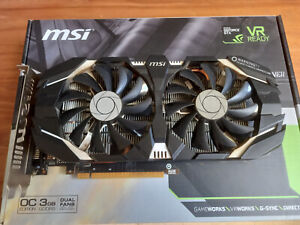 MSI Geforce GTX 1060 OC 3GB