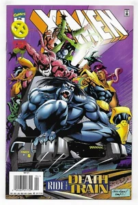 X-MEN #51 MODERN AGE MARVEL COMIC BOOK Beast Bishop Wolverine 1996 newsstand NM? - Picture 1 of 2