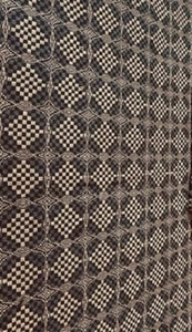 NEW Primitive BEDSPREAD COVER QUEEN SHADOWBROOK BLACK MUSTARD 94"x104" COLONIAL - Picture 1 of 3