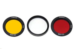 Rolleiflex Rolleicord Rollei TLR Bayonet-III Bay 3 Filter Clear Yellow Red NEW - Picture 1 of 4