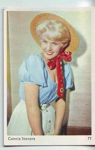 carte gum card -portrait connie stevens - No 71 de la serie  - Picture 1 of 1