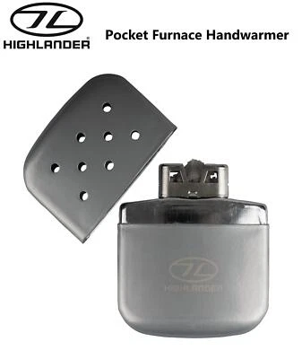 Highlander Pocket Furnace Handwarmer Hand Warmer Runs on Lighter Fuel CP286-SR - Image 1 of 4