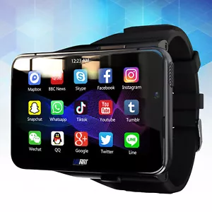 2.88" Larger Screen 4G Smart Watch Android 9.0 Dual Camera WIFI GPS 64G US STOCK - Picture 1 of 15