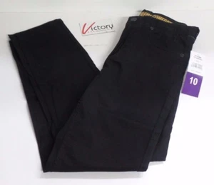 NEW Lee Youth Boys Straight Fit XTreme Comfort Stretch Black Jeans Pants Size 10 - Picture 1 of 6