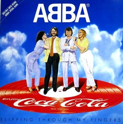 ABBA "Slipping Through My " 1980's Japan Coke PROMO ONLY PIC DISC Lp w/booklet - Image 1 of 4