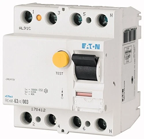 Eaton 170412 interruttore differenziale puro classe "AC" 4 poli 63A In=30ma tipo - Immagine 1 di 1