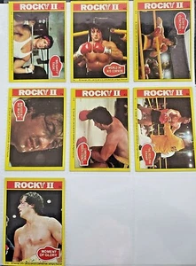 Rocky II 1979 Vintage Trading Cards by Topps & United Artists See Drop Down Menu - Picture 1 of 16