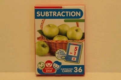 36 Subtraction Flash Cards 2nd Grade Teaching Materials  - Image 1 of 2