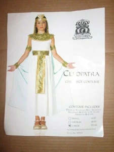 Girls CLEOPATRA Halloween Costume L Lg 12 - 14 Franco - Picture 1 of 1