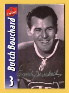 Emile "Butch" Bouchard Autógrafo Firmado a Mano Auto Molson Promo - Imagen 1 de 2