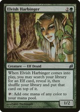 1X Elvish Harbinger Lorwyn EX Chinese MTG CARD