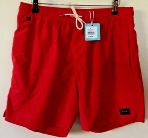 Animal Elasticated Swim Shorts L / Board Shorts, Mesh Brief Red Size Large Mens - Picture 1 of 6