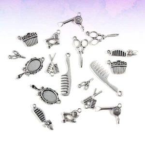 2 Bag 40pcs Pendant DIY Necklace Charm Hairdresser Jewelry Charm - Picture 1 of 12